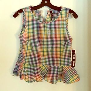 Super fun and colorful gingham top!